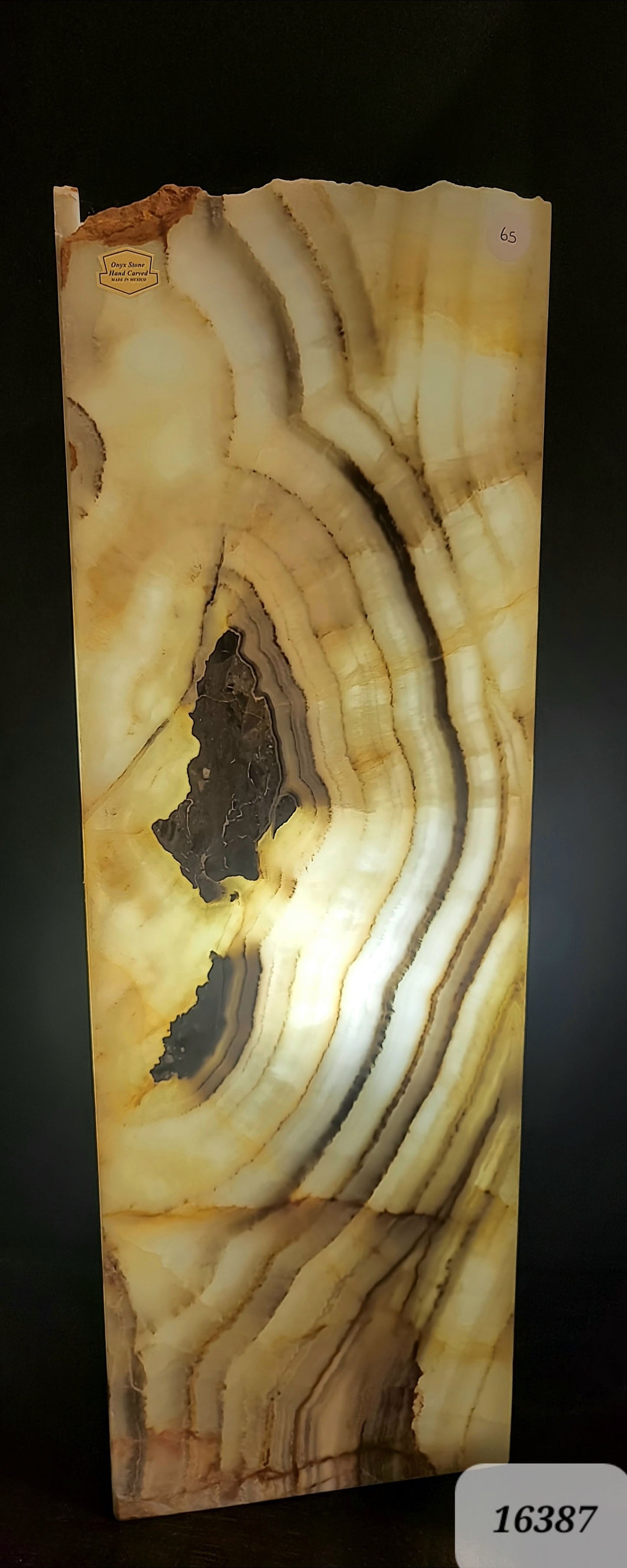 24"x8"x4" Onyx Lamp