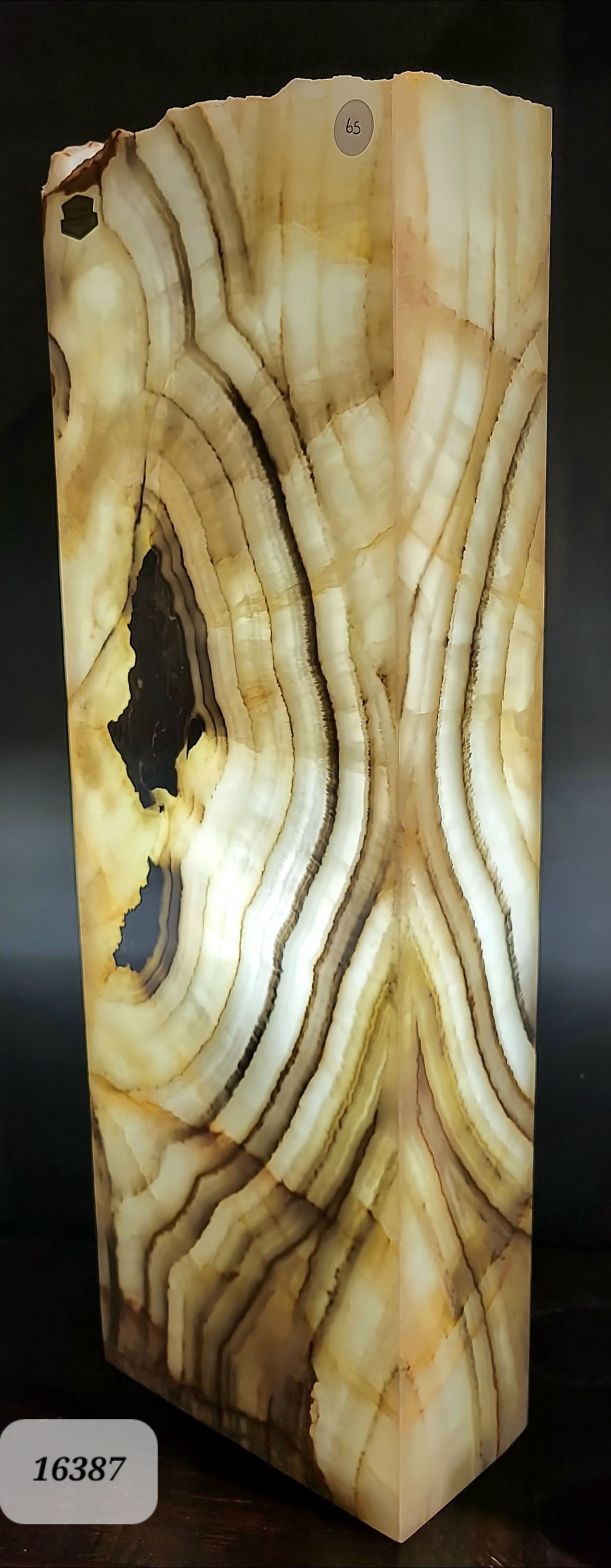 24"x8"x4" Onyx Lamp