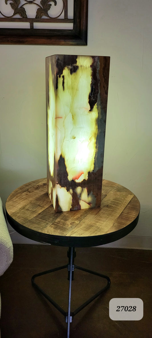 24" x 10" x 10" Onyx Lamp