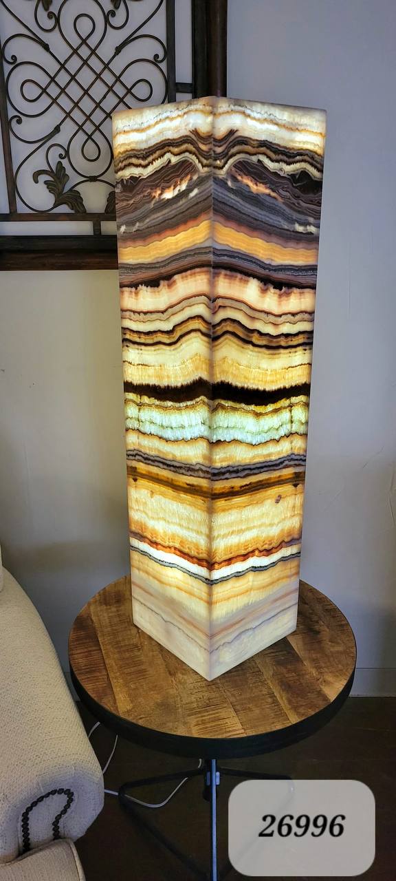 39.5" x 10" x 10" Onyx Lamp