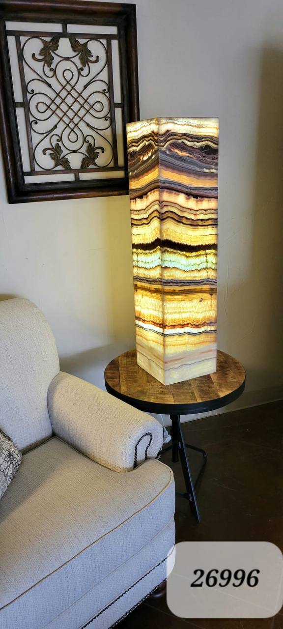 39.5" x 10" x 10" Onyx Lamp