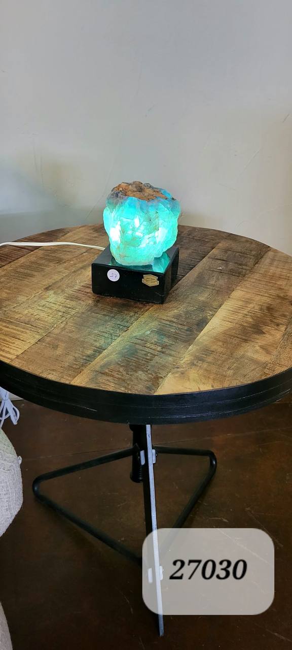 8" Free-form Fluorite Lamp